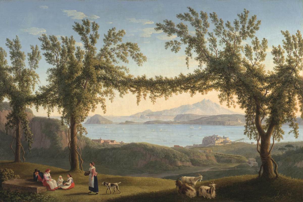 Paysage avec des chiffres