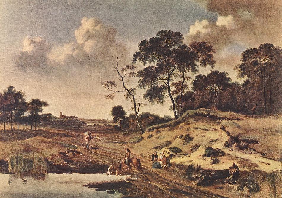 Paysage avec dune