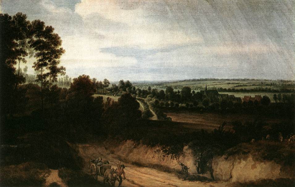 Paysage avant la pluie