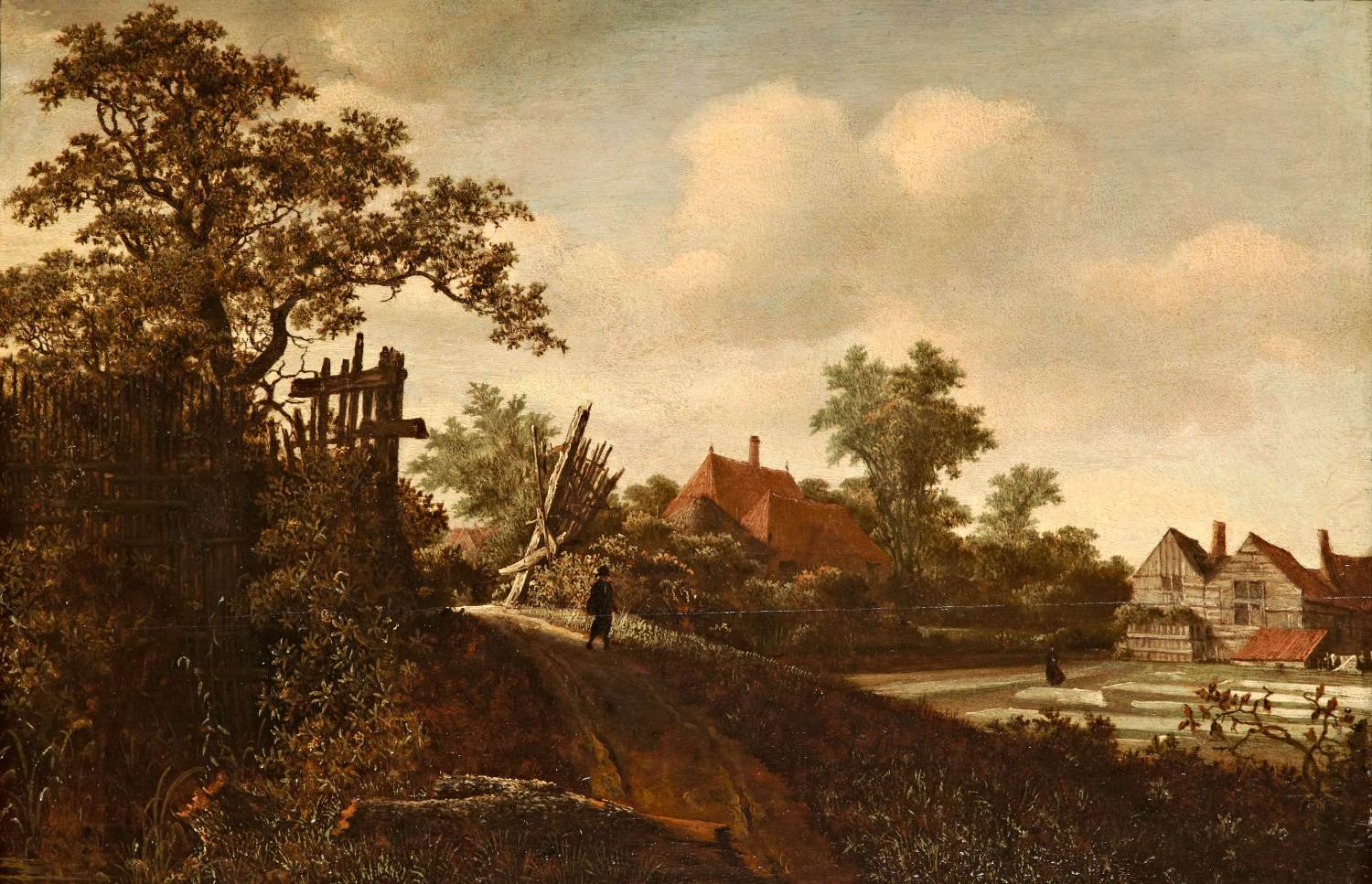 Landschaft mit einer Figur