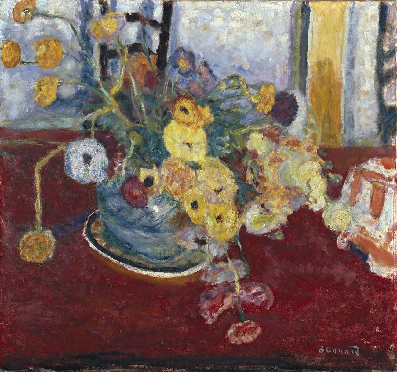Flowers on a Red Carpet