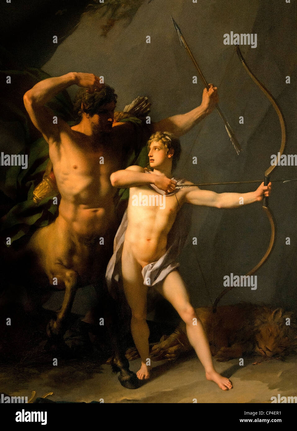 Achille et le Centaur Quirón