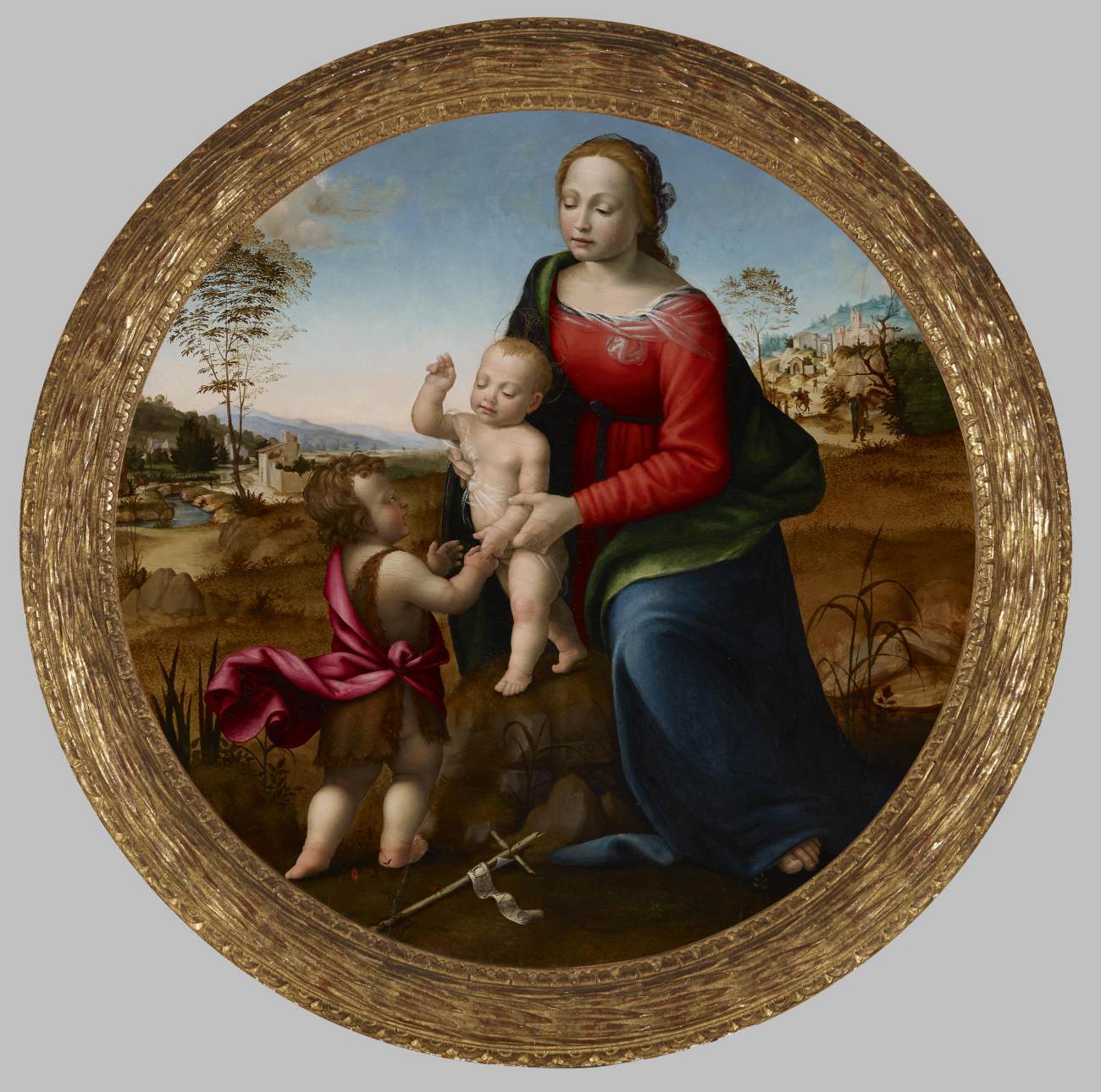 La Vergine e il bambino con il bambino San Juan Bautista