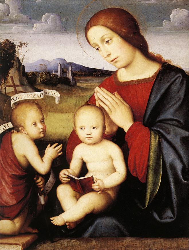 La Vergine e il bambino con il bambino San Juan Bautista