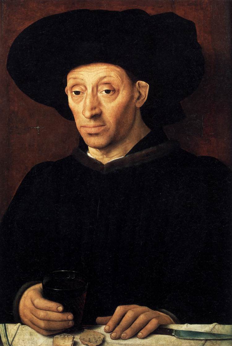 Mann mit einem Glas Wein