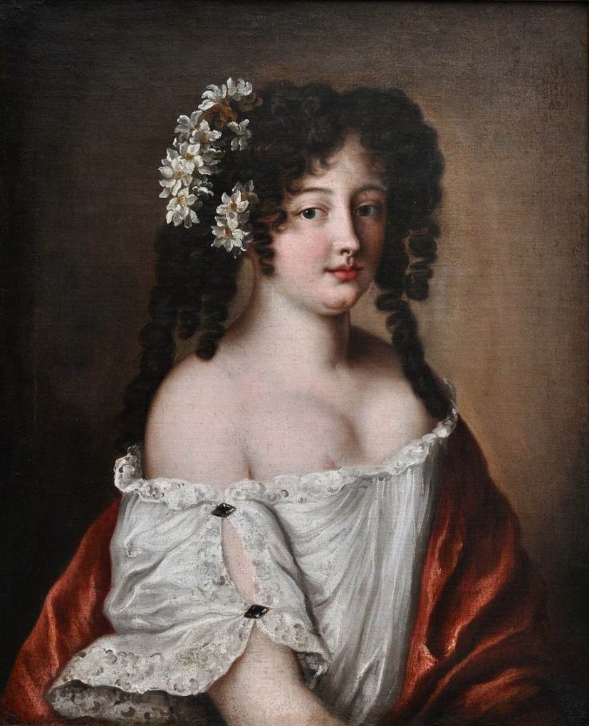 Retrato de Diane-Gabrielle Damas de Thianges Mancini
