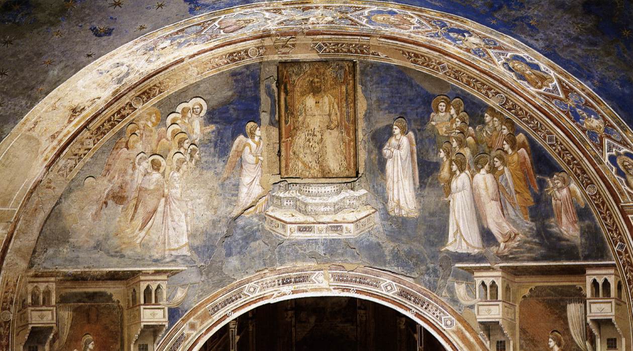 No 13 Dieu envoie Gabriel à la Vierge (avant la restauration)