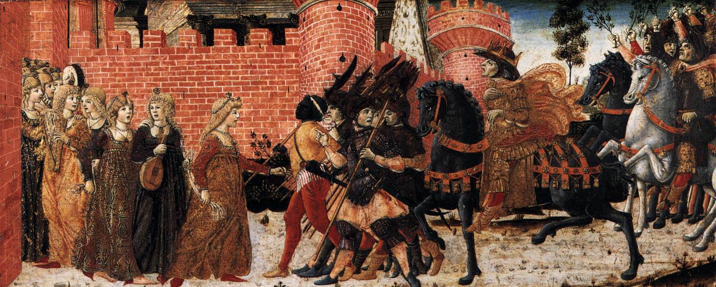 Встреча Джефте и его дочь