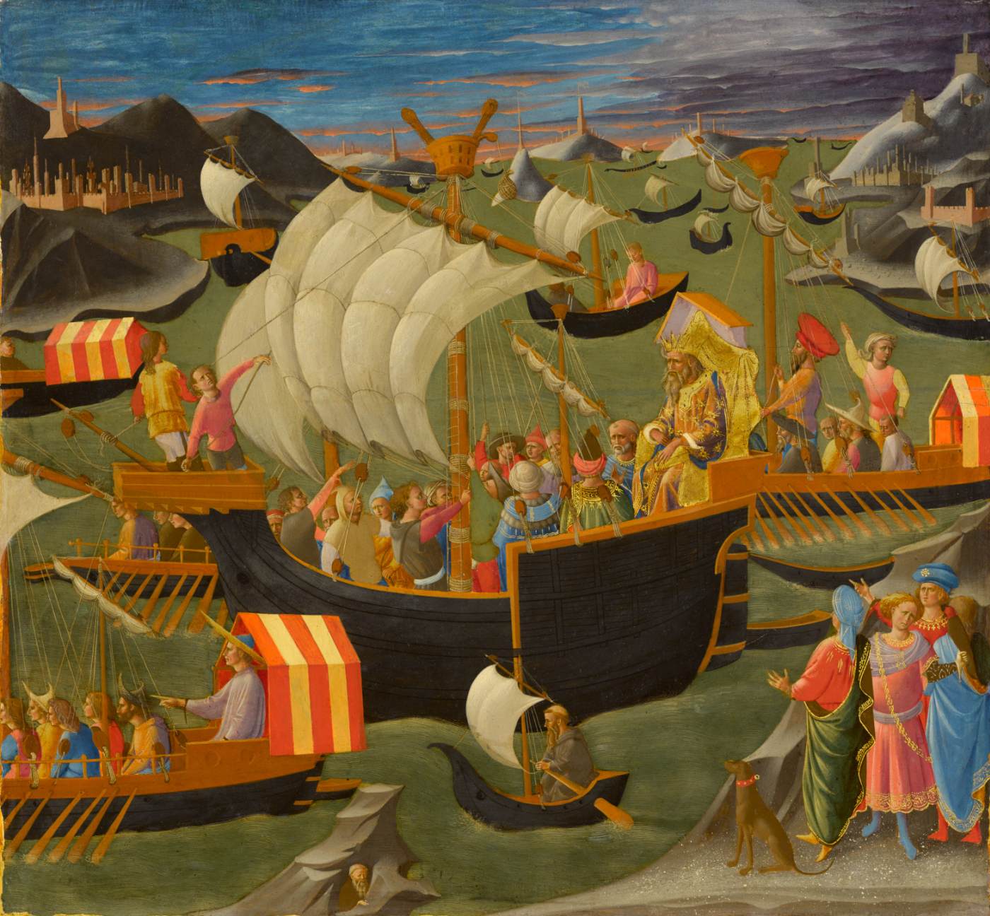 King Melchor Sailing to the Holy Land