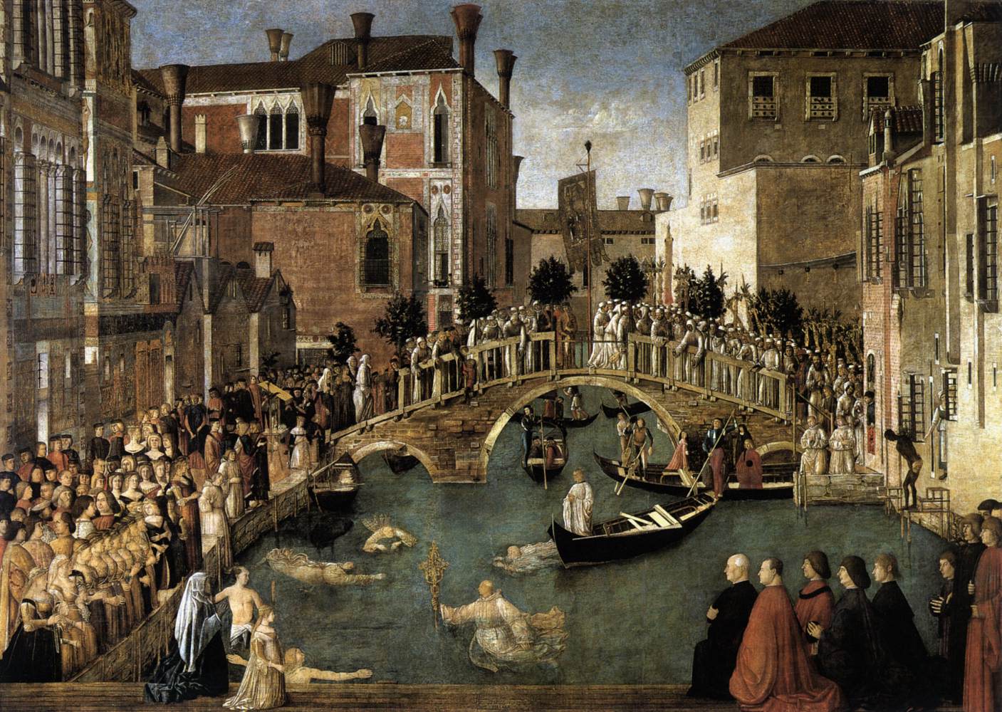 Milaggro de la Cruz sul ponte di San Lorenzo