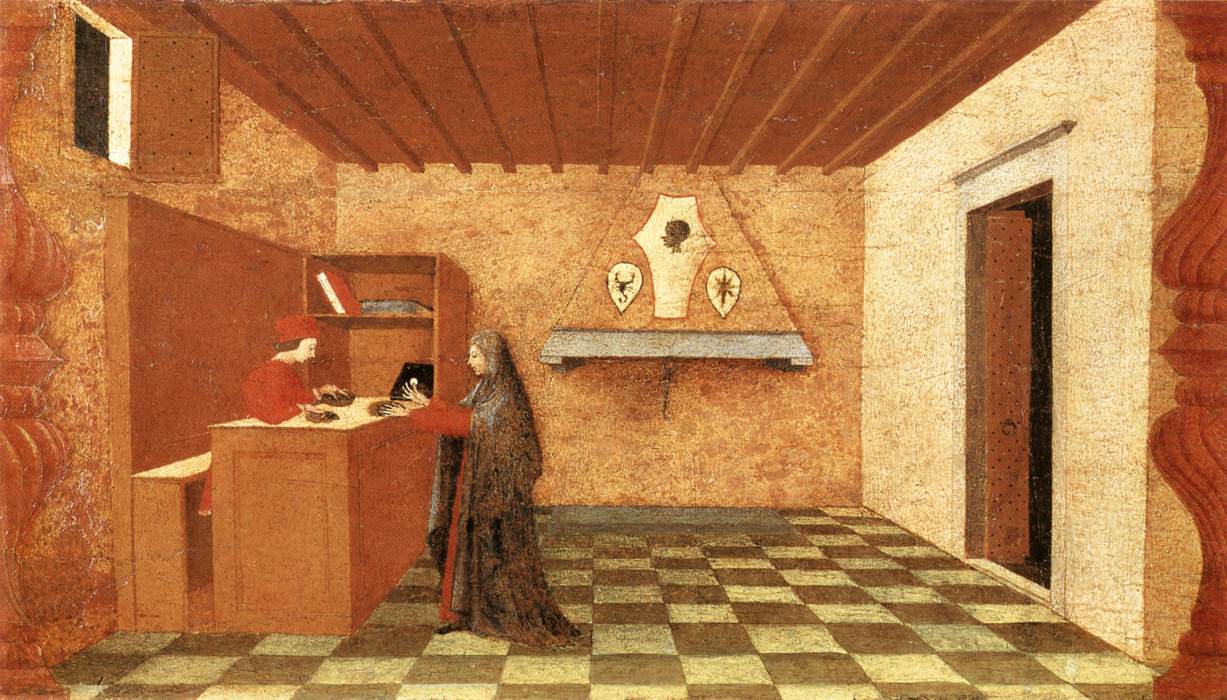 Mirakel af desecrated vært (scene 1)