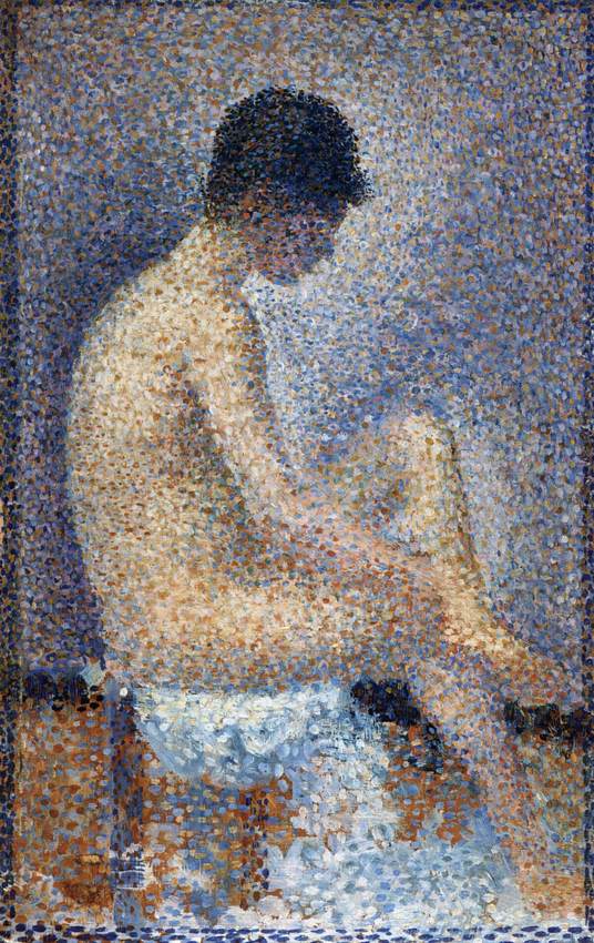 Femme assise nue