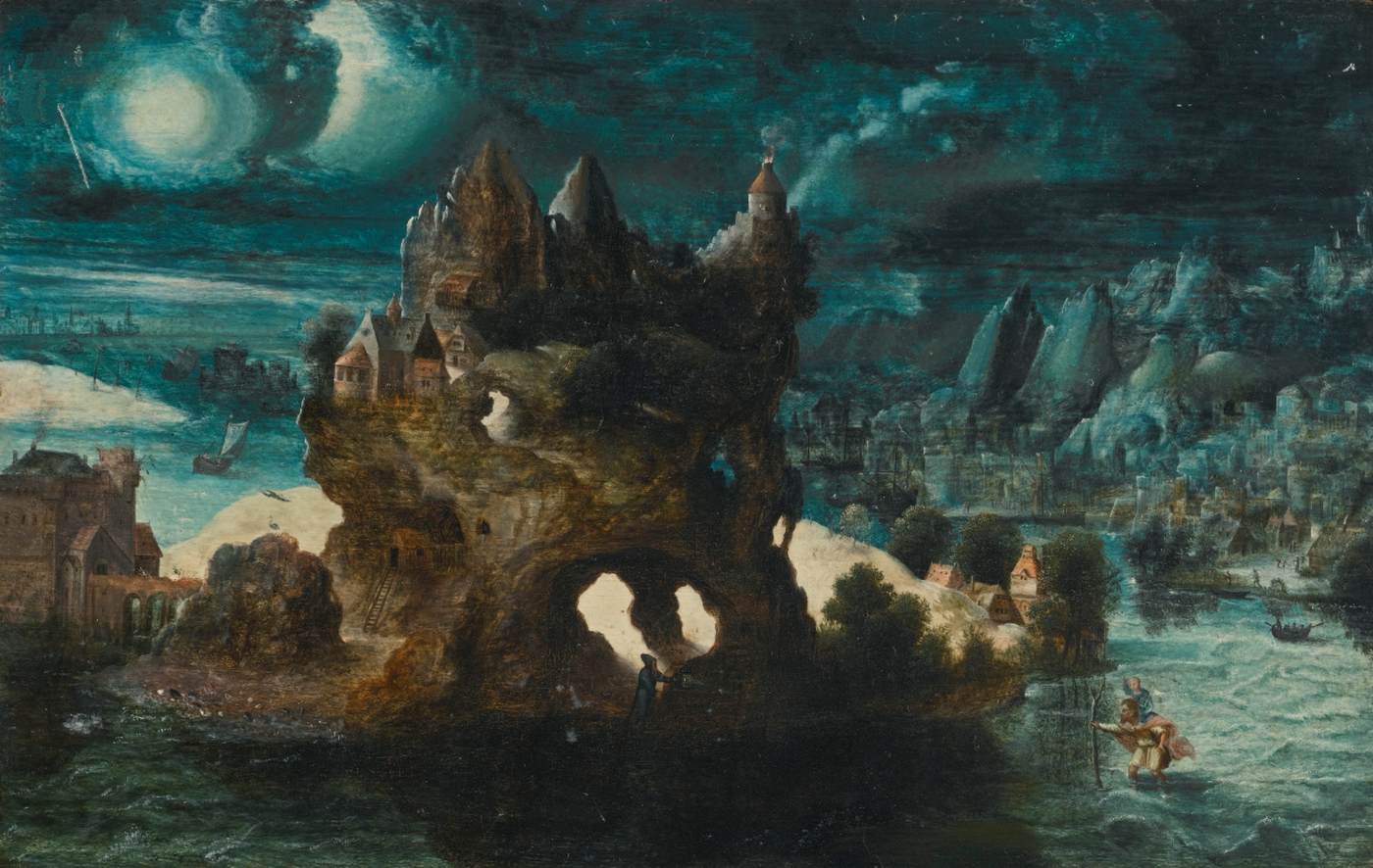 Fantastic Moonlit Landscape
