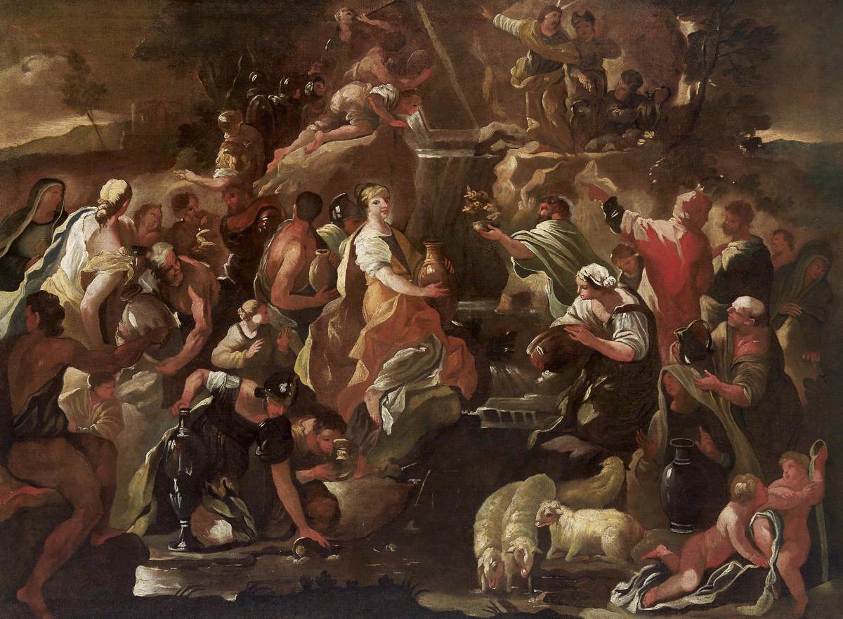 Moses Striking The Rock