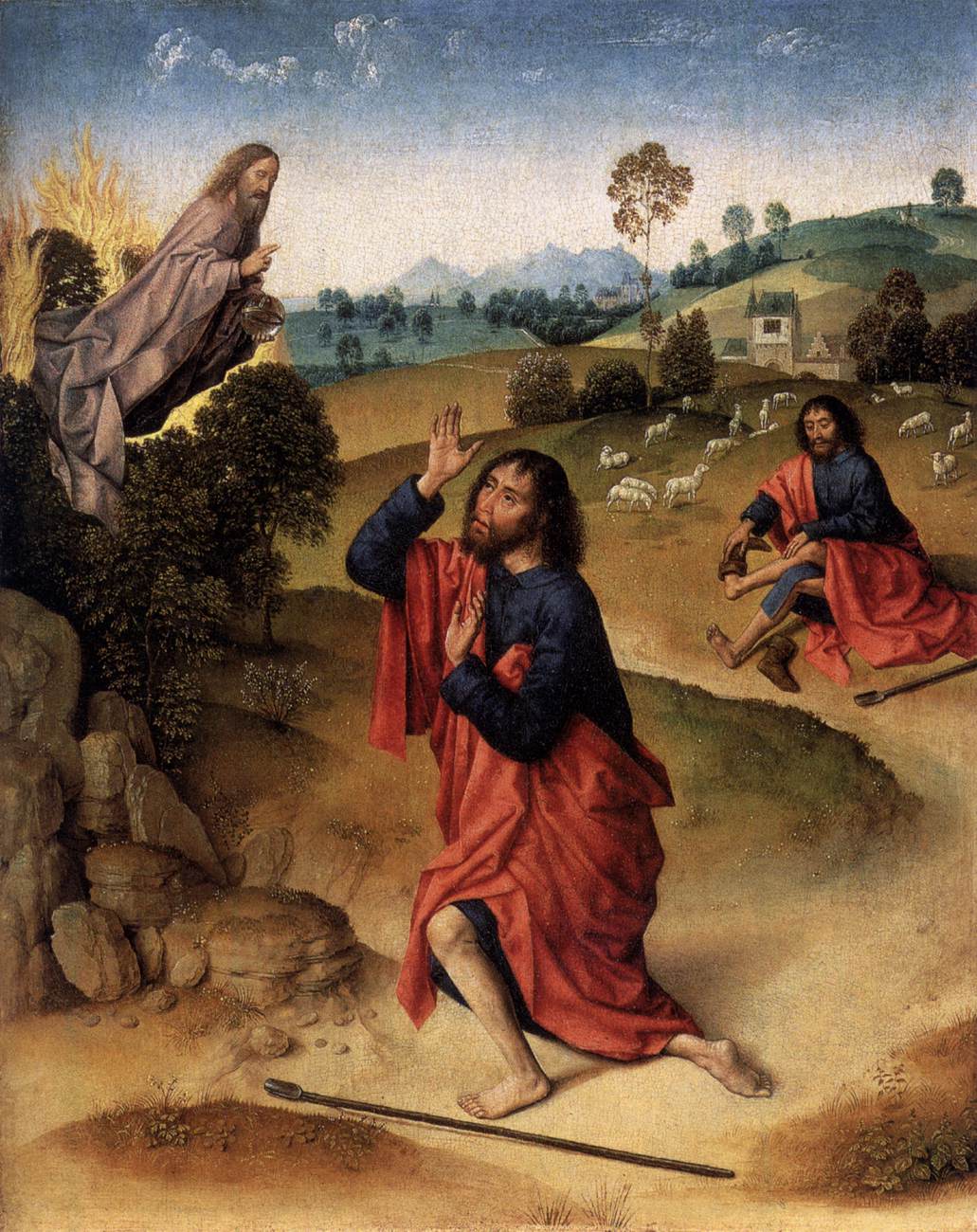 मूसा और जलती हुई झाड़ी