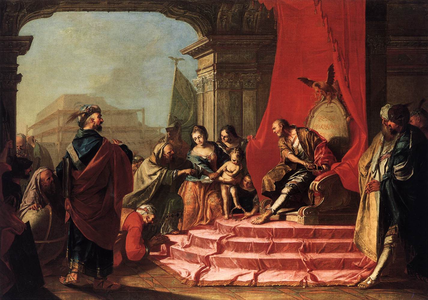 Moisés Pisoteados na Coroa do Faraó