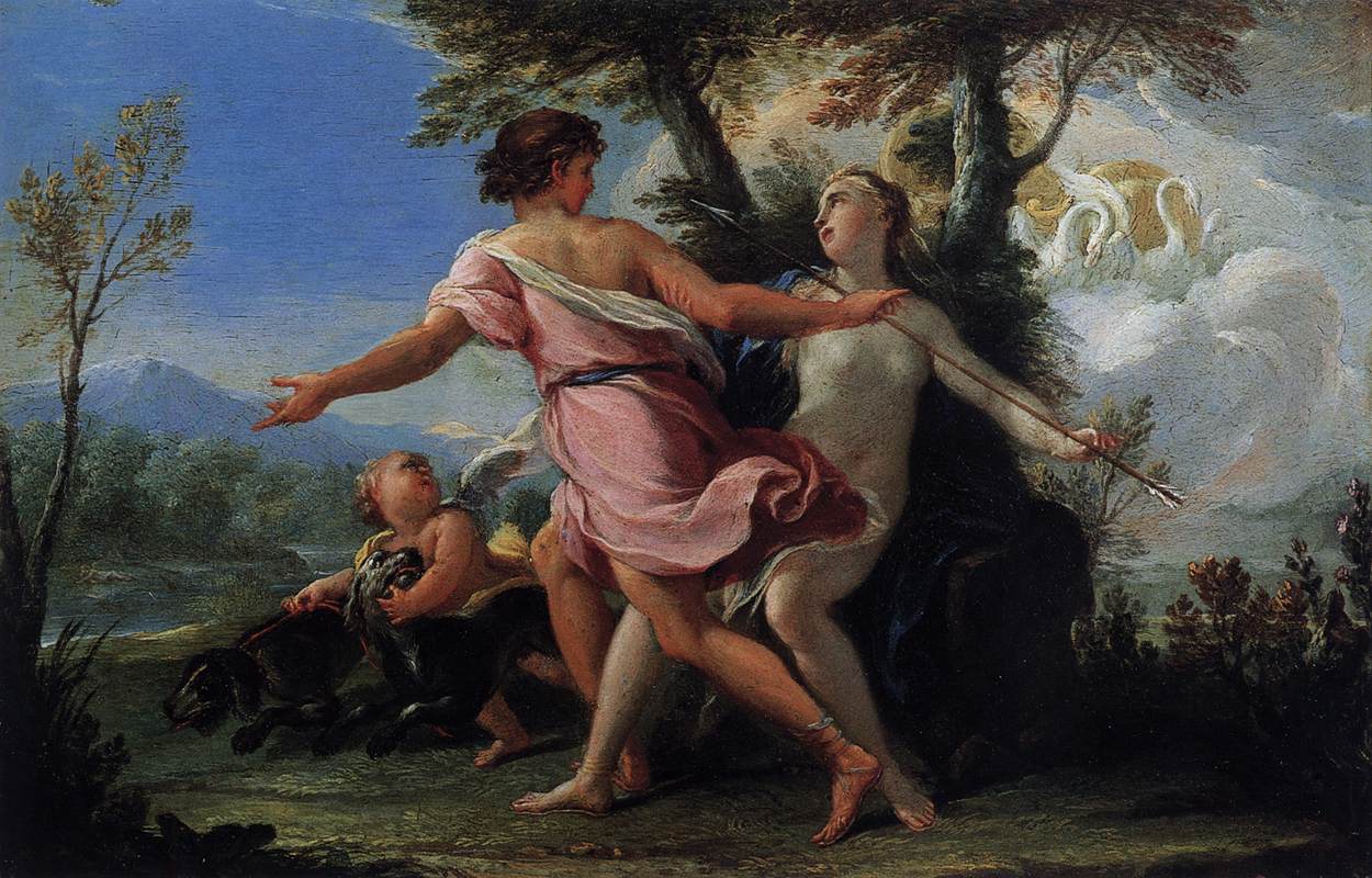 Venuše a Adonis