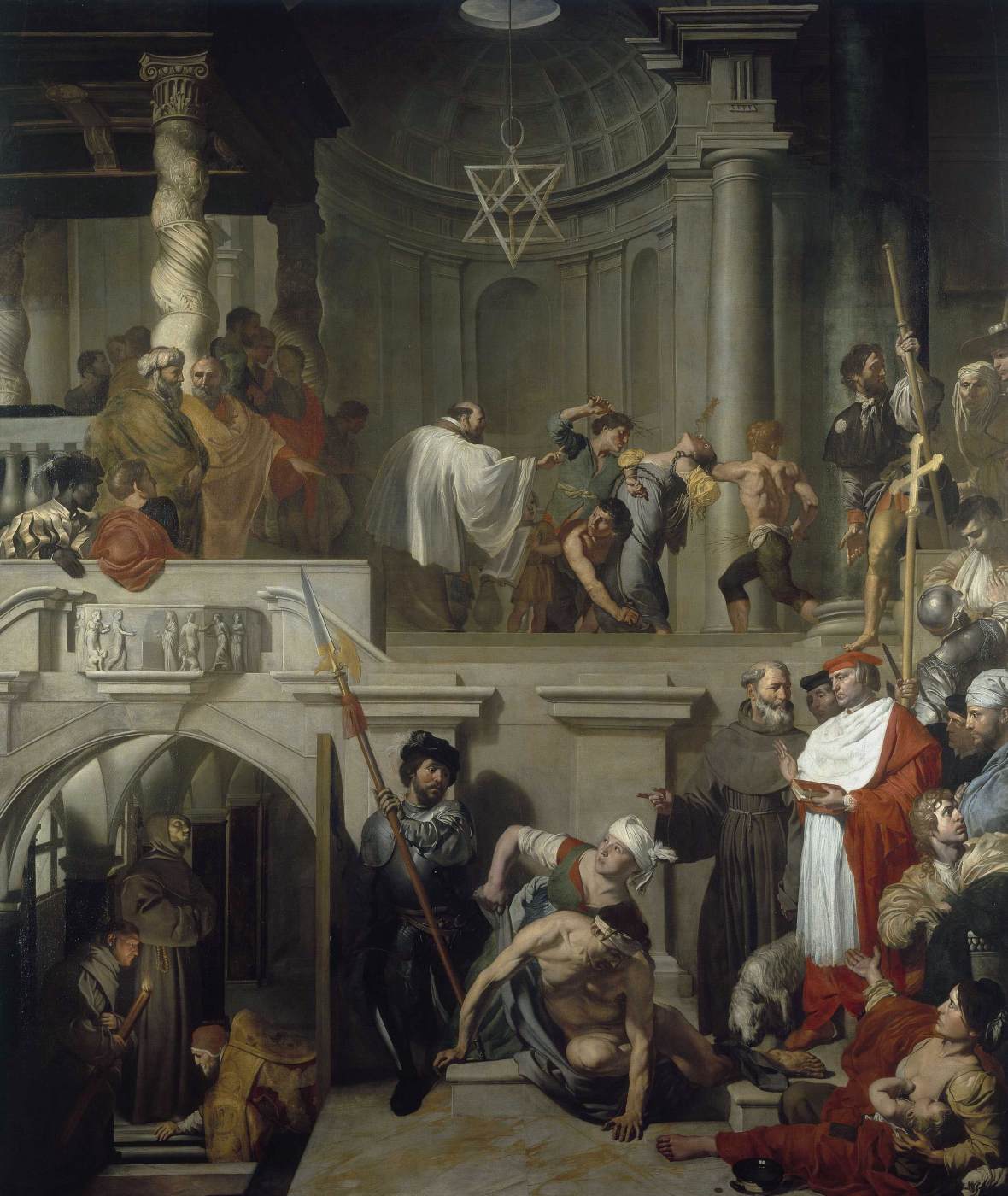 Papa Nicolau V Visitando A Tumba de São Francisco de Assis