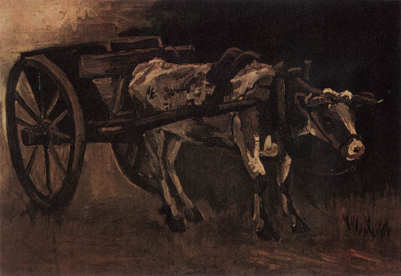 Rot -weißes Ochsenauto