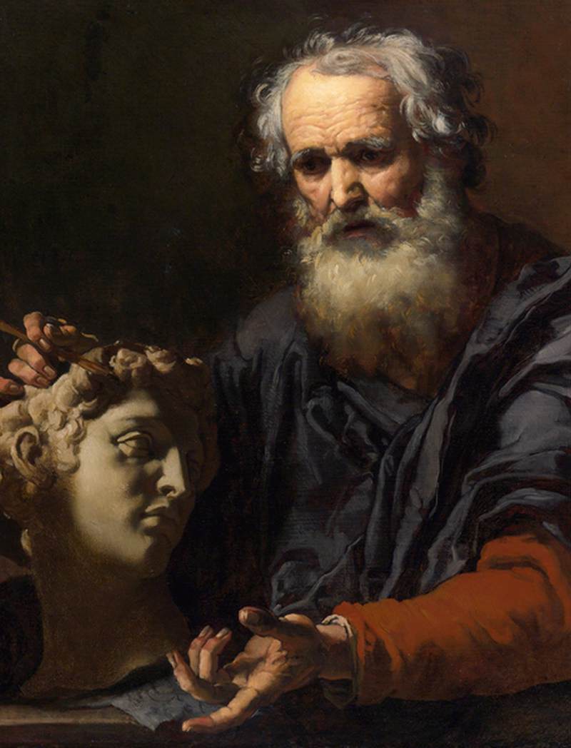 Retrato de um Ancião com Busto