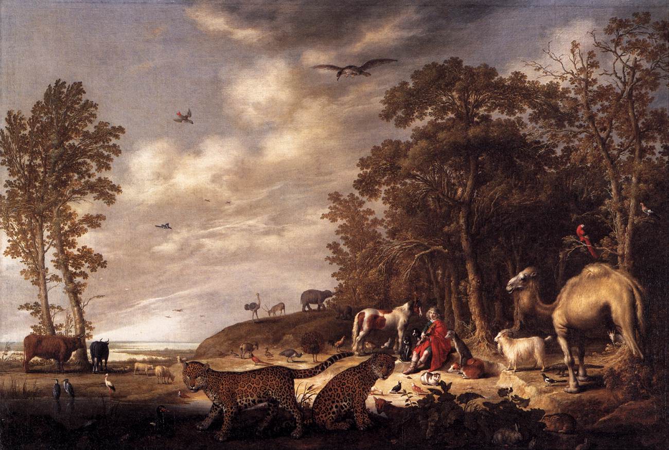 Orfeu com Animais em uma Paisagem