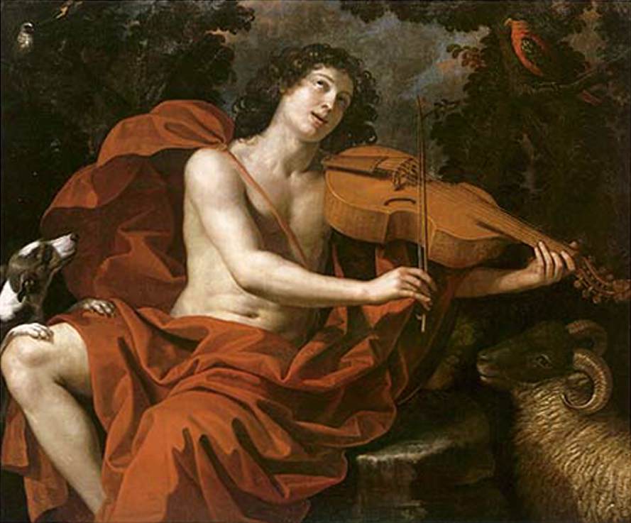 Orpheus jouant votre lyre