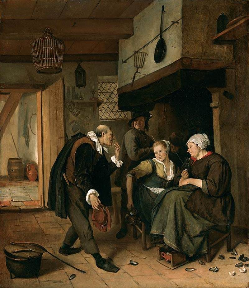 Oude vrijer - Jonge Meid