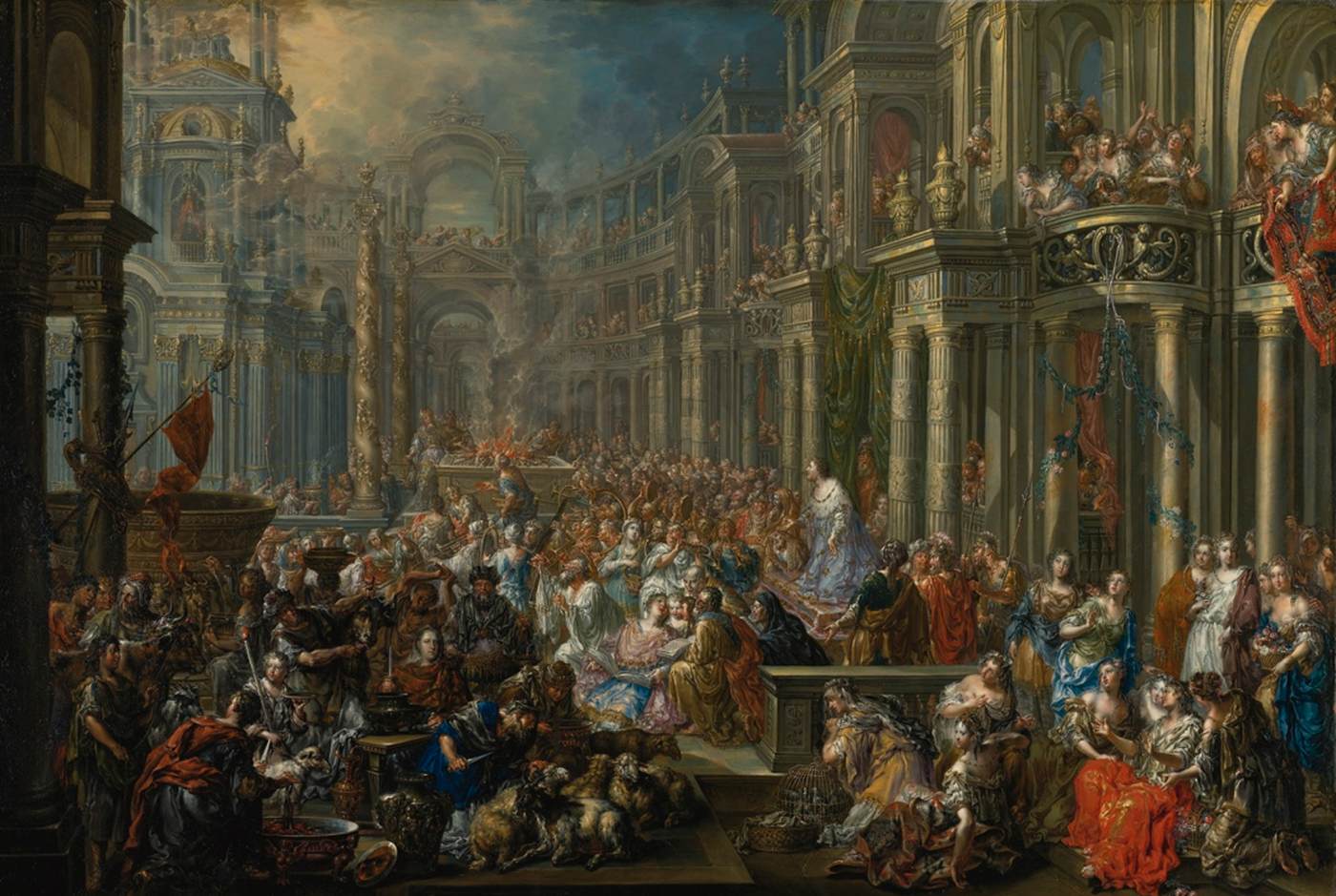 Widmung des Solomon -Tempels in Jerusalem