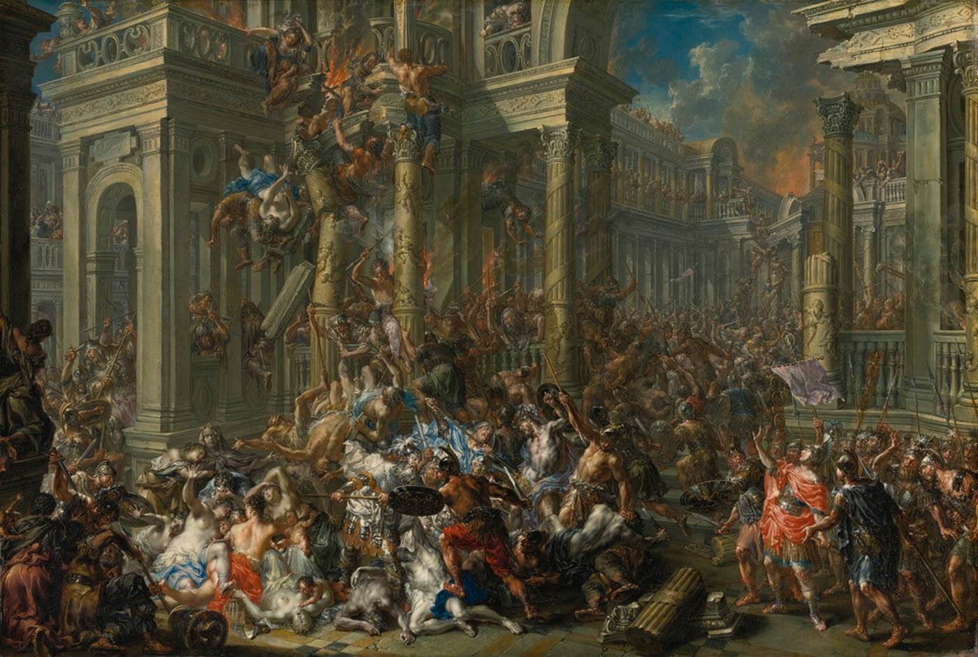 Tito Zerstörung des Herodes Tempel in Jerusalem