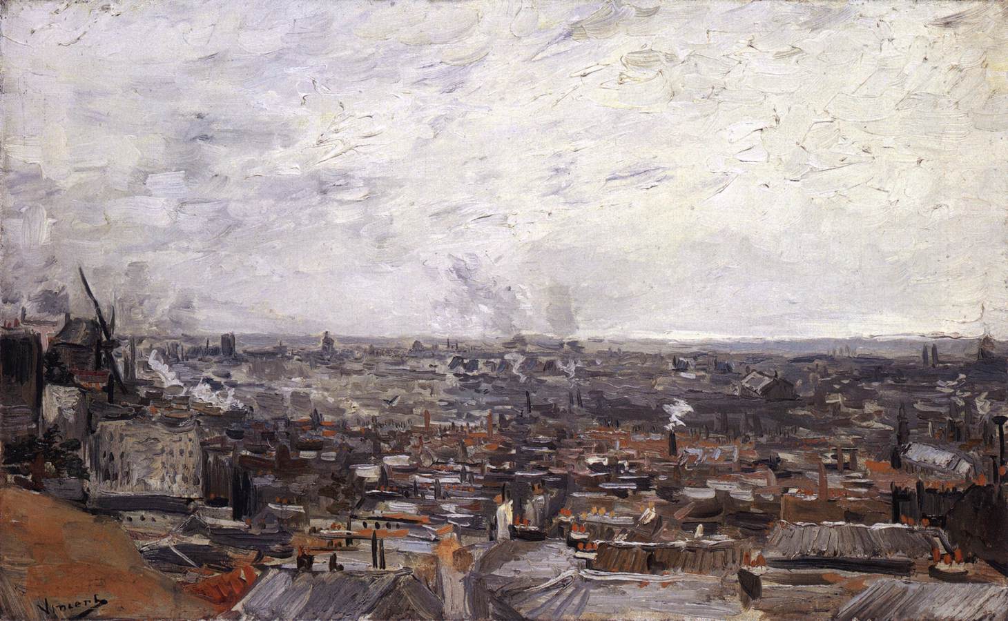Vista de Paris Desde Montmartre