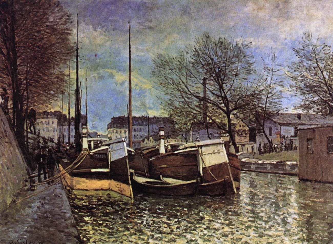 Paris'teki Saint-Martin Kanalı