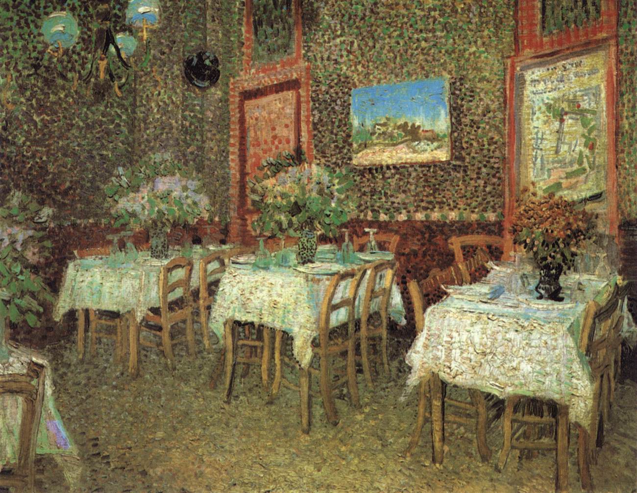 Innenraum eines Restaurants
