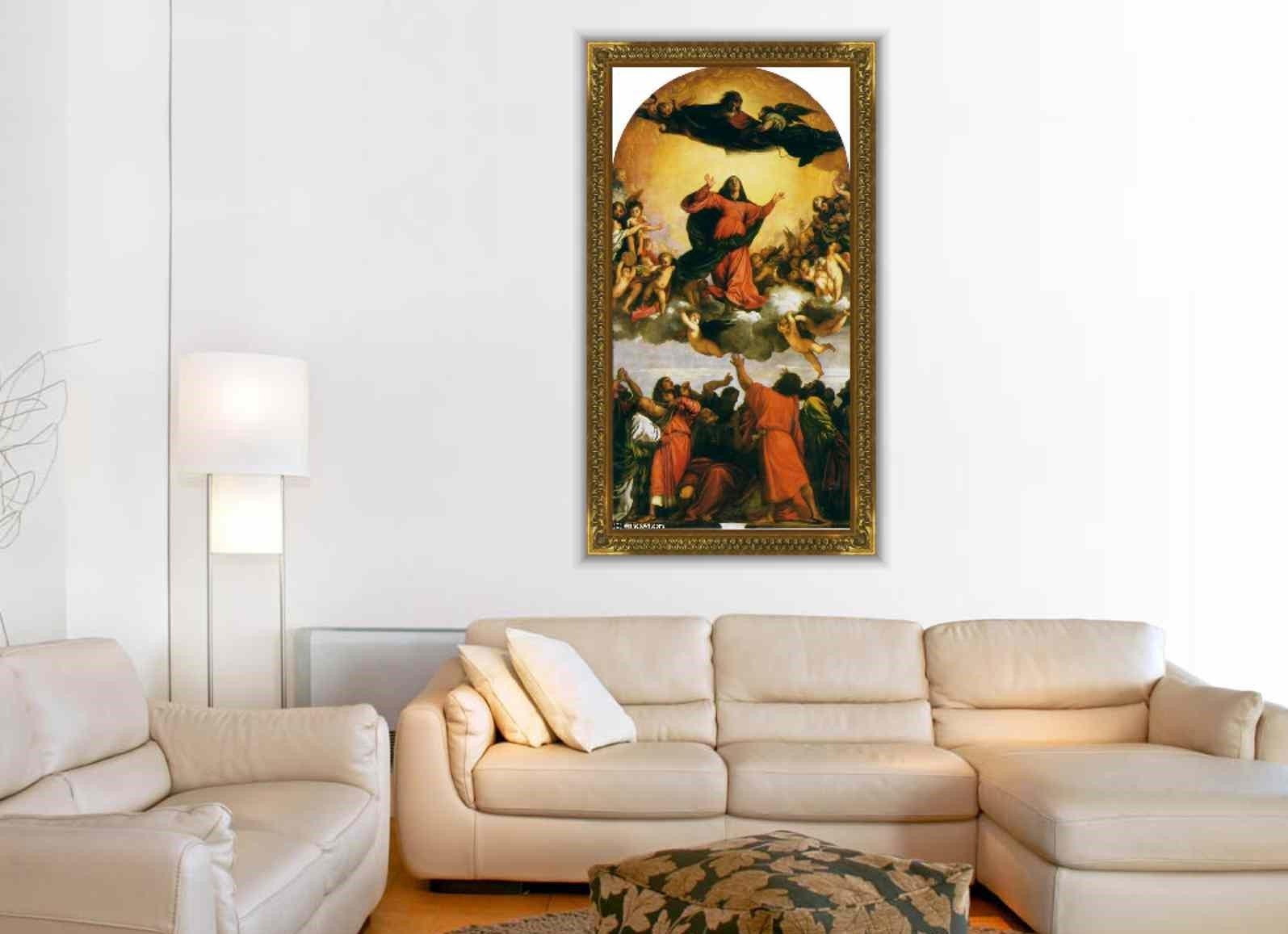 pintura Asunción de la Virgen- Tiziano