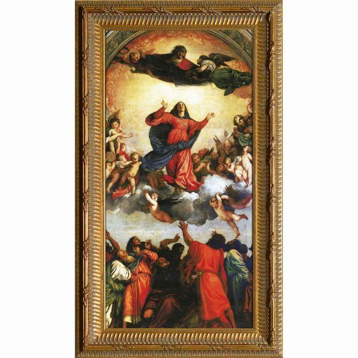 pintura Asunción de la Virgen- Tiziano