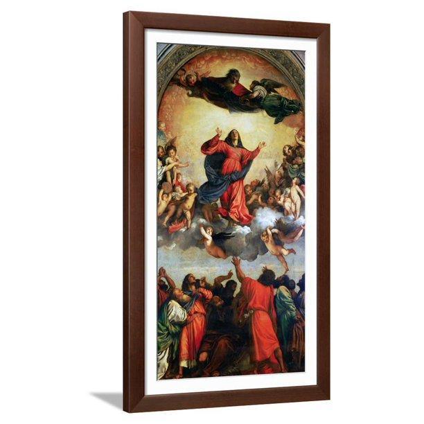 pintura Asunción de la Virgen- Tiziano