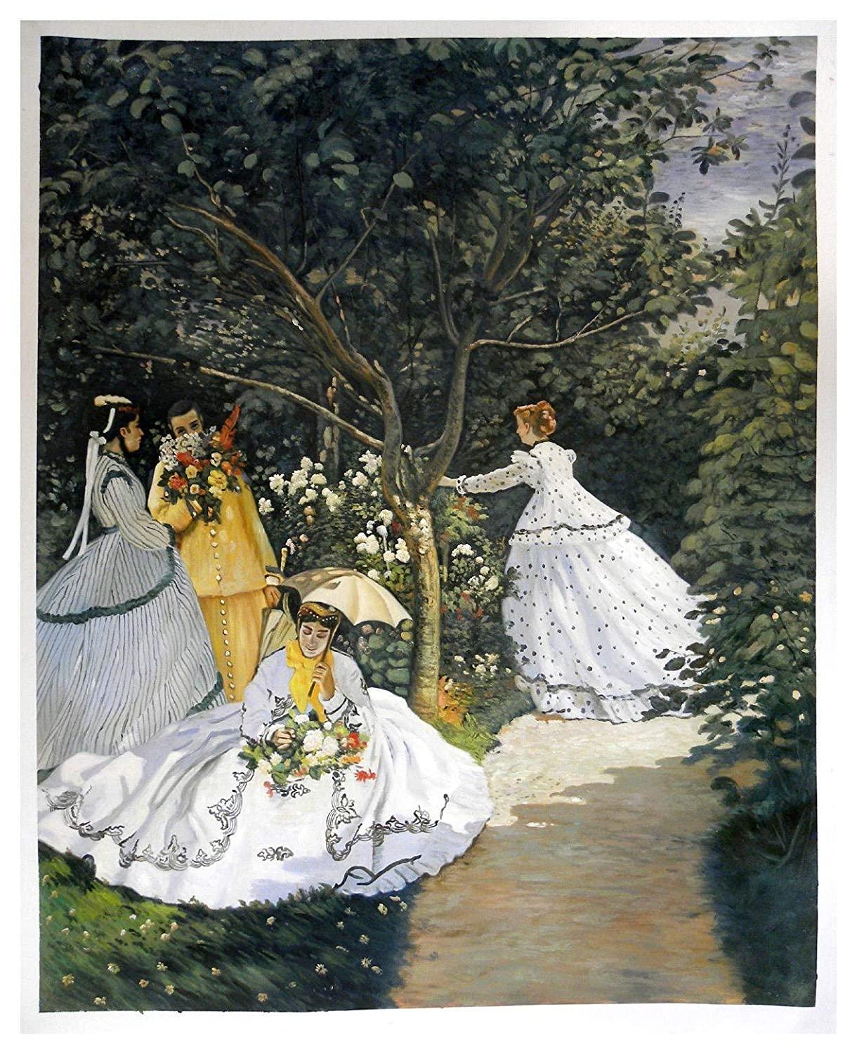 pintura Mujeres en el Jardín- Claude Monet