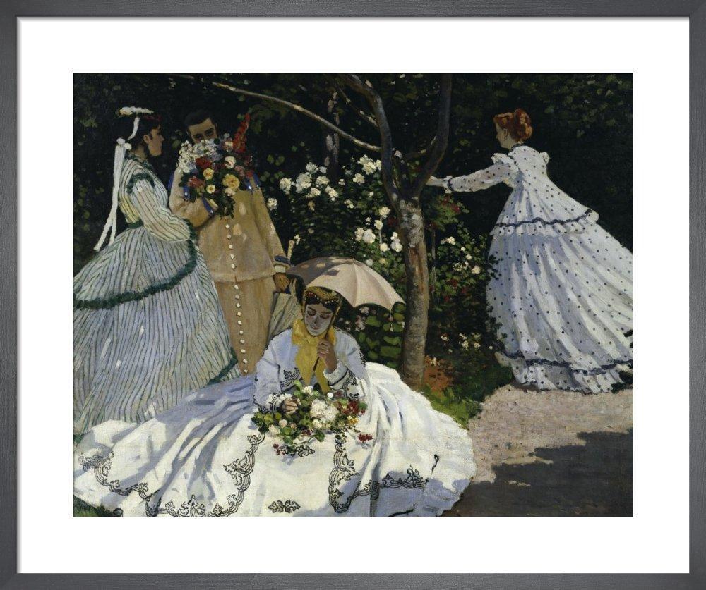 pintura Mujeres en el Jardín- Claude Monet