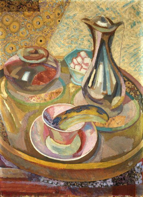 pintura Bodegon Con Cafetera- Roger Fry