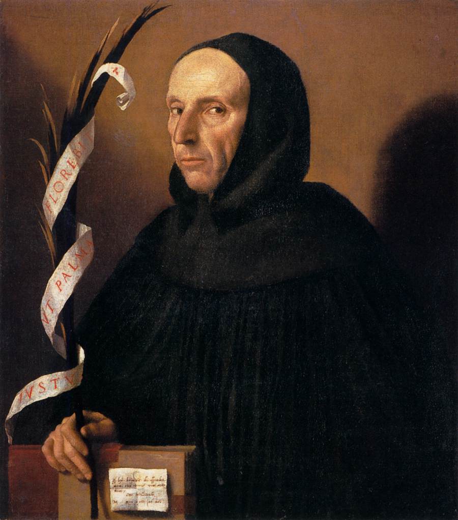 Portrait d'un dominicain, prétendument Girolamo Savonarola