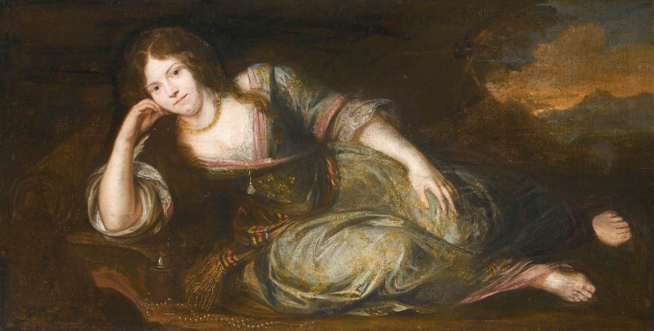 Portret kobiety z wyglądem Marii Magdalena