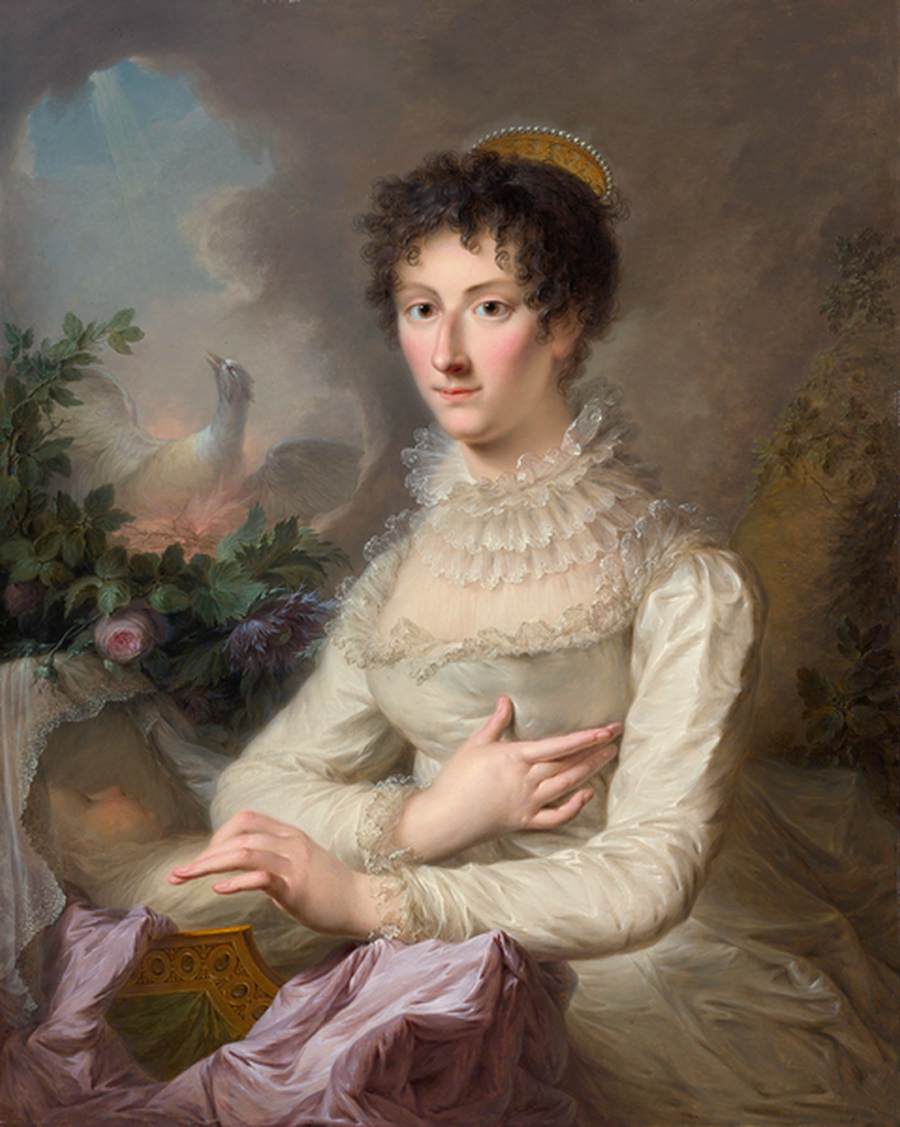 Portrait of a Lady with her Little Son