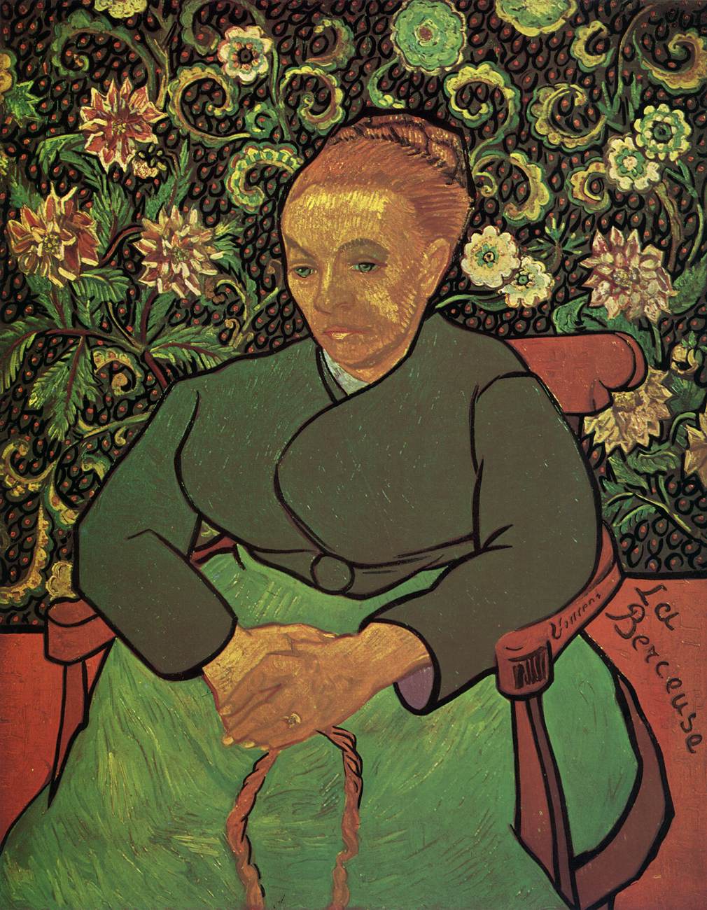 Portrait of Madam Augustin Roulin (La Berceuse)