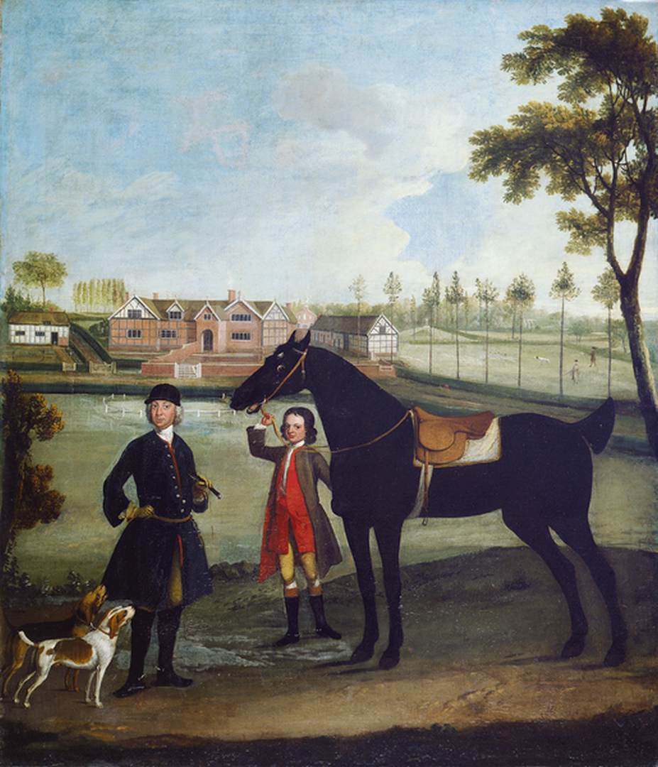 Vista de Poynton Hall, Cheshire