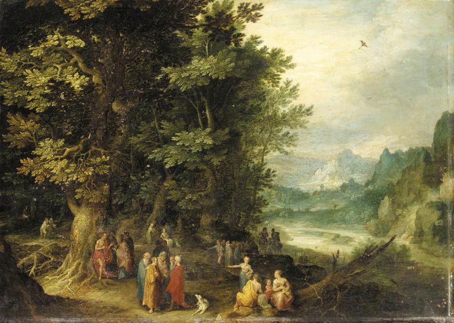 San Juan prêchant dans le désert