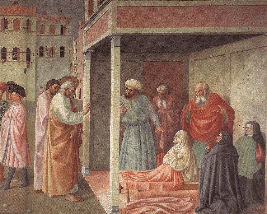 Guérison du mensonge et de l'élévation des tabats (vue correcte)