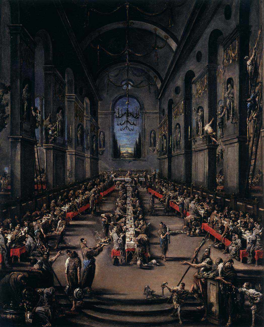 Os Frades Observadores no Refeitório