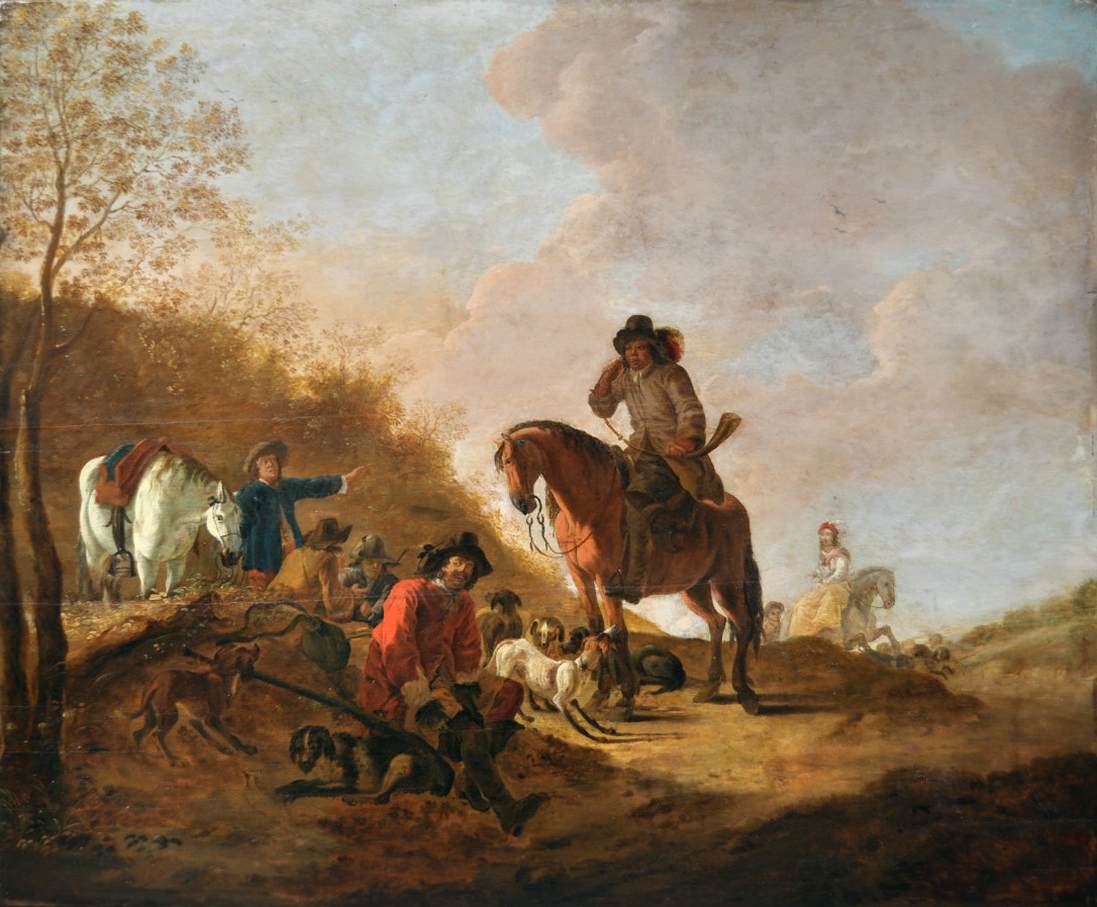 Chasseurs au repos
