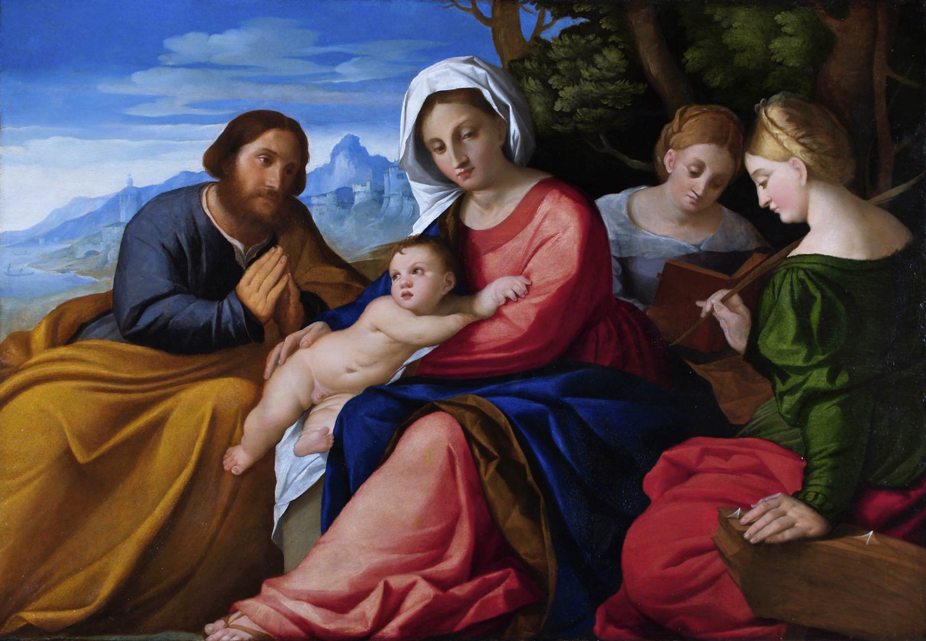 Helig konversation med de heliga och givarna