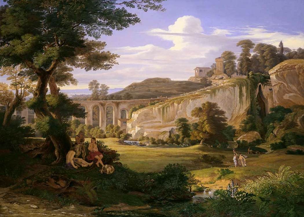 נוף מפרץ סלרנו מאחור