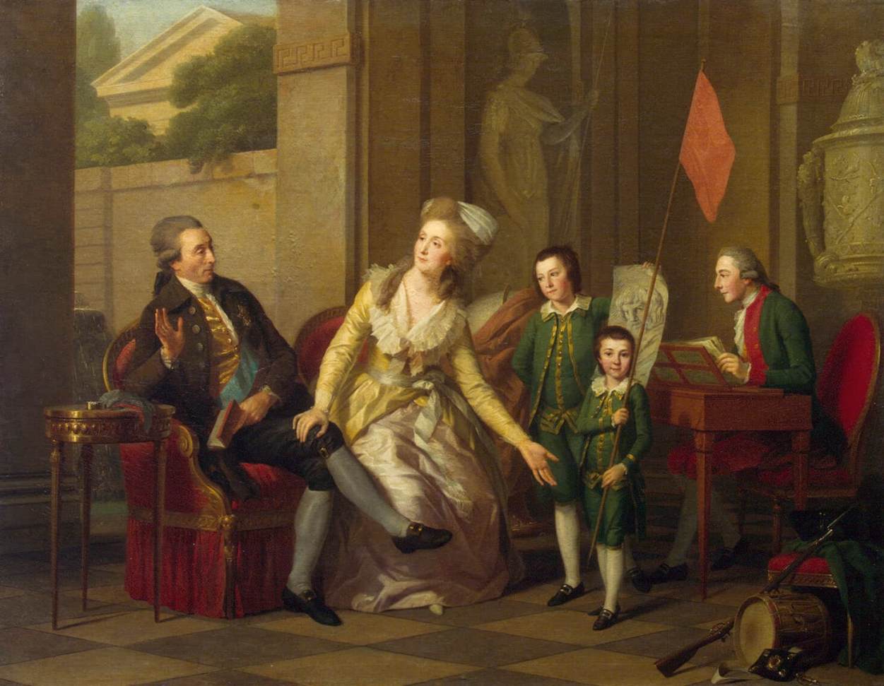 Portrait of The Saltykov Family